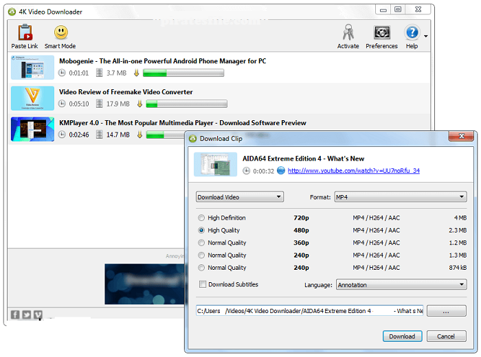 4K Downloader 5.6.3 for apple instal free