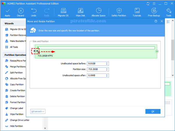 aomei partition assistant professional 8.8