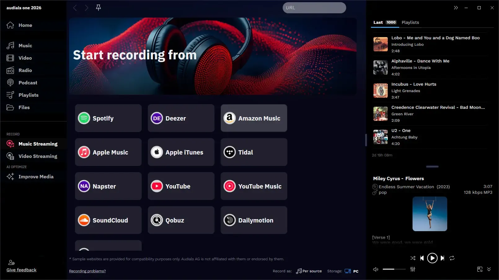 Audials One 2026.1.23 Crack + Serial Key Free Download Full Version