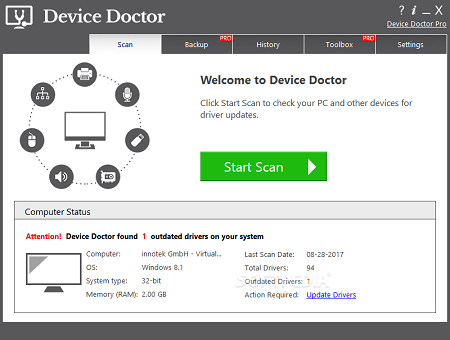 Device Doctor Pro Crack 6 INCL License Key Full Latest 2022