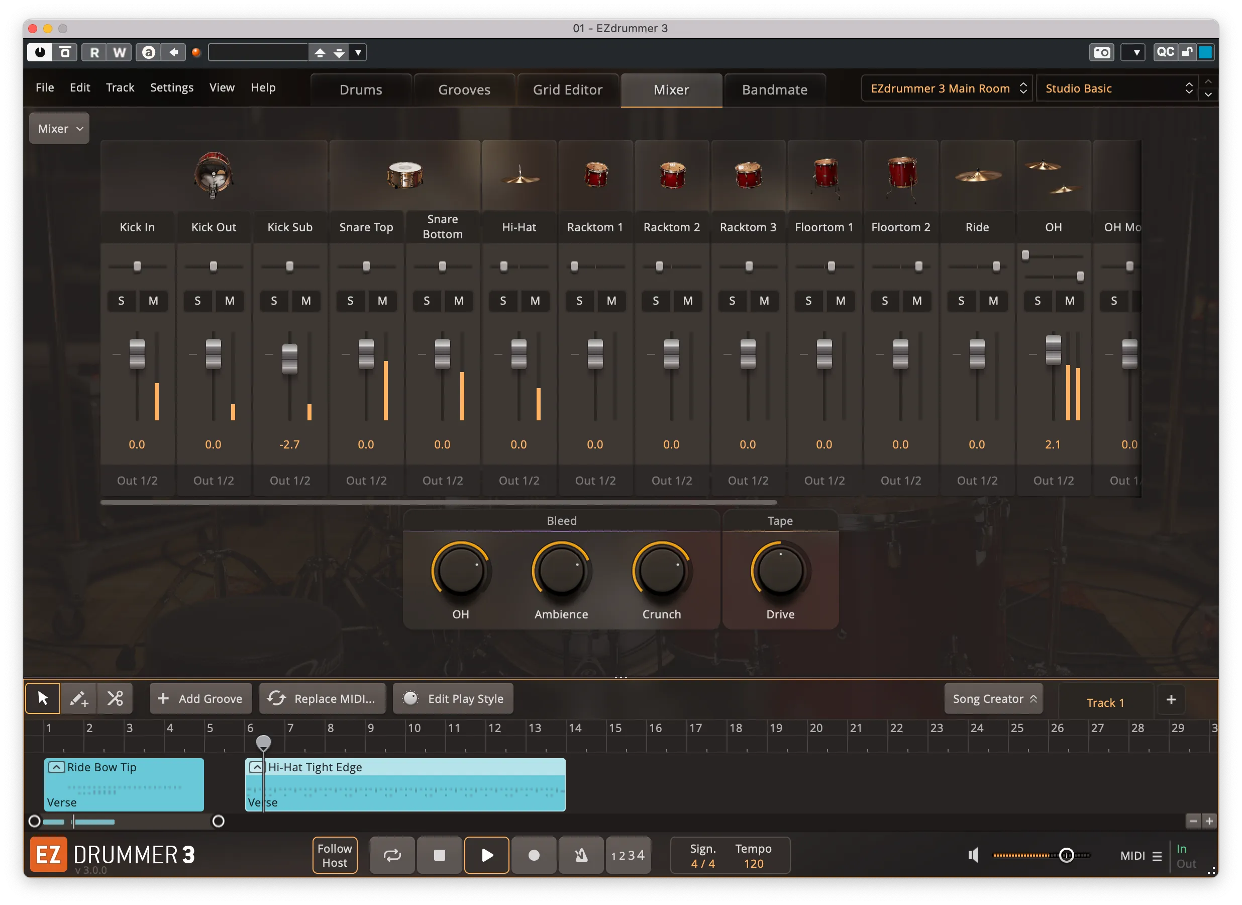 EZdrummer 3.1.2 Crack Free Download Full Version For Mac