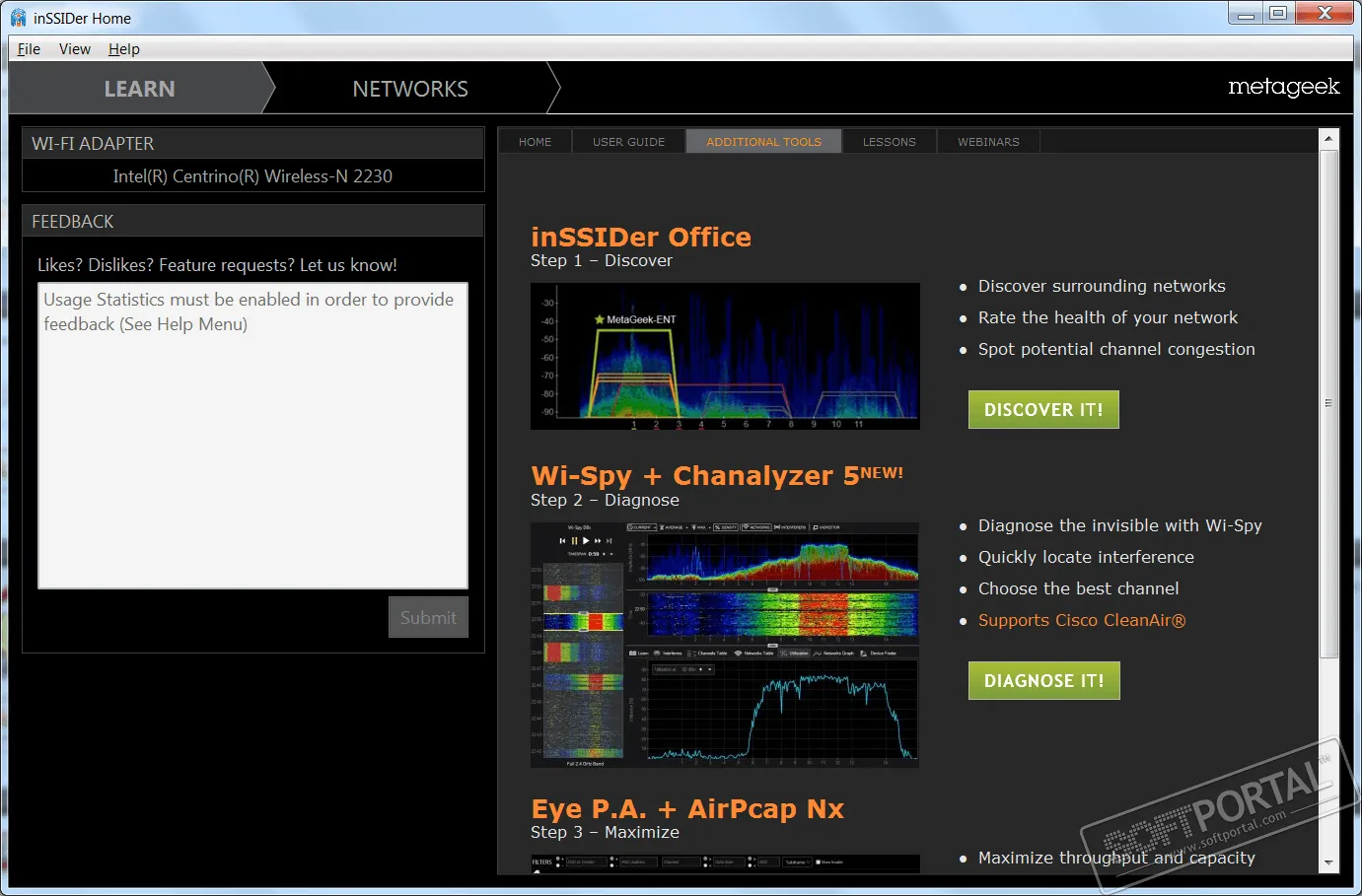 InSSIDer Office Enterprise 5.6 Full Crack + License Key