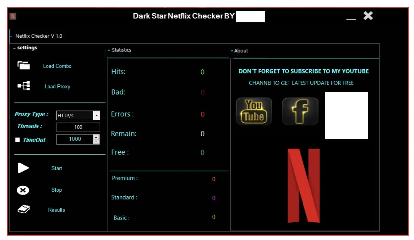 NetFlix Account Checker ProxyLess Crack Free Download Full Version