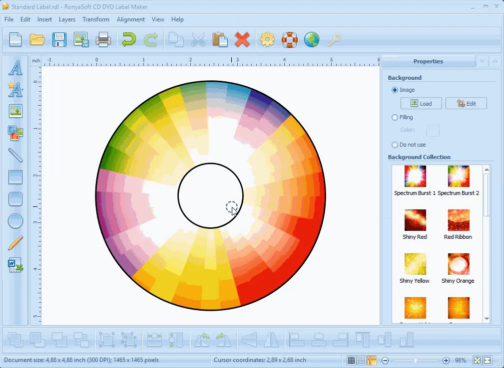 RonyaSoft CD DVD Label Maker 3.2.21 Crack + Activation Code