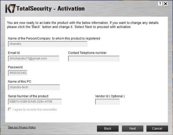 K7 Total Security 16 Crack + Activation Key Free Download 2023