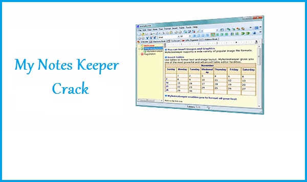 My Notes Keeper crack Free Download