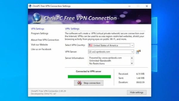 ChrisPC Free VPN Connection 4.26.0207 Crack